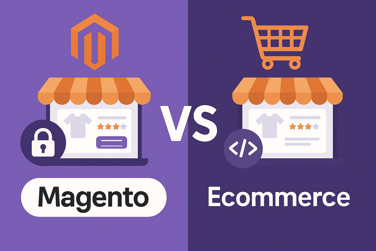 Sự khác biệt giữa Magento và Ecommerce về các tính năng