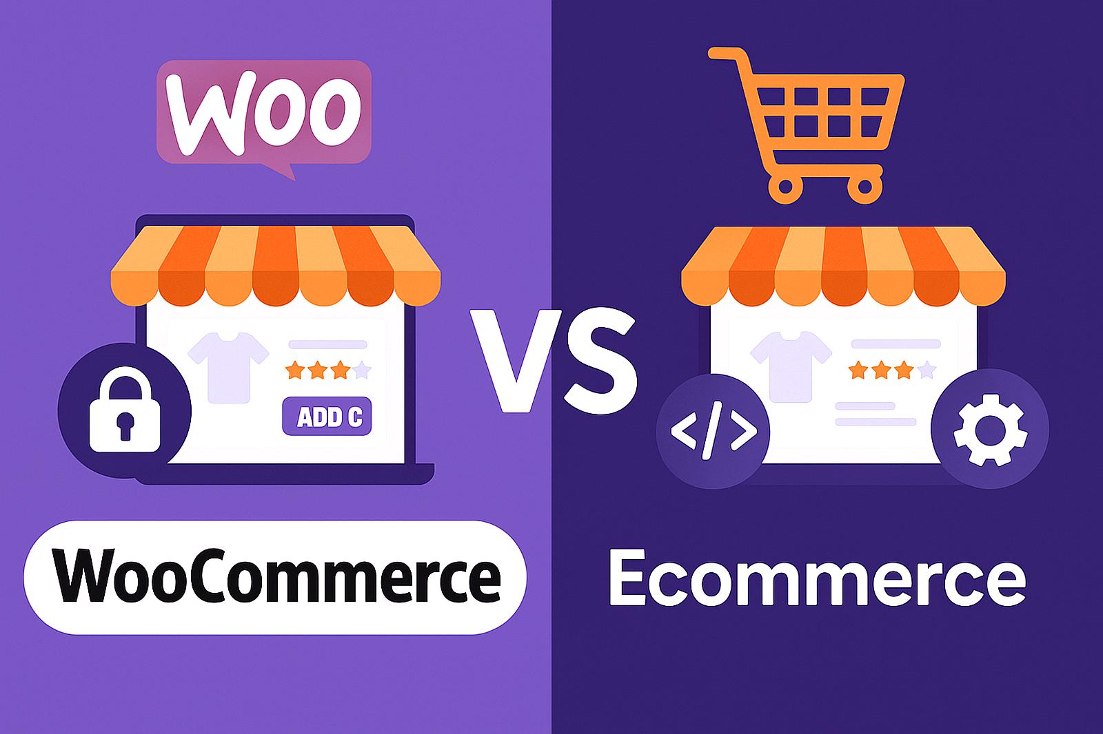 Sự khác biệt giữa Woocomerce và Ecommerce về các tính năng