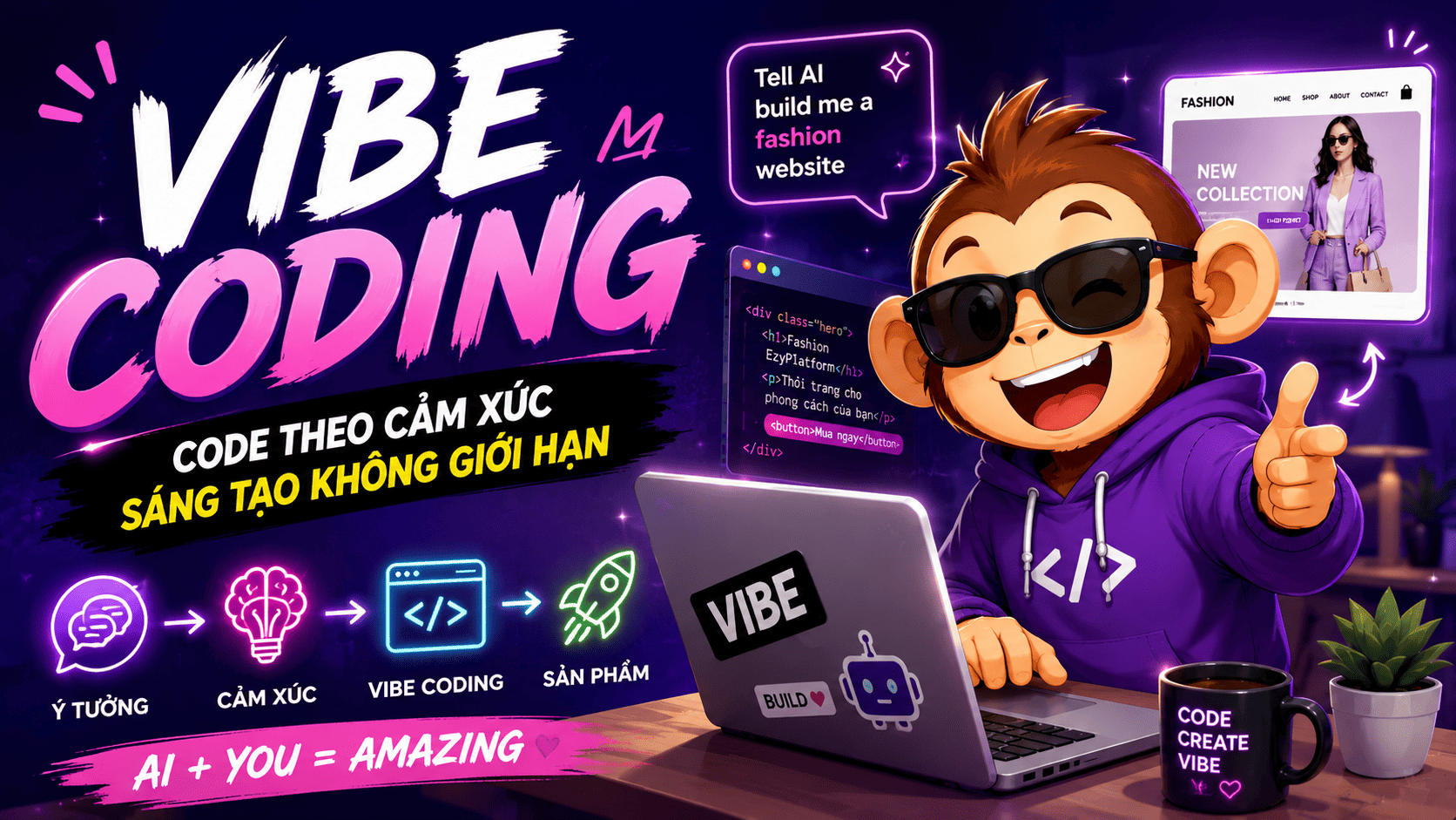 Hướng dẫn cách sử dụng Vibe Coding đúng cách dành cho người mới